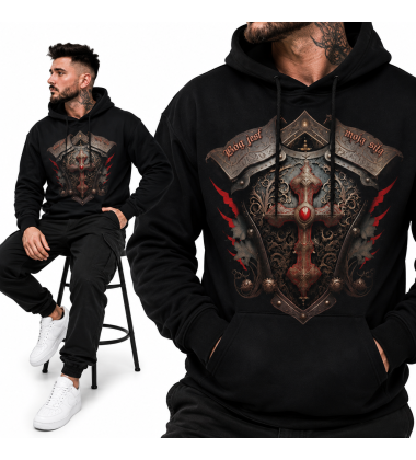 Bluza Chrześcijańska z kapturem Zbroja